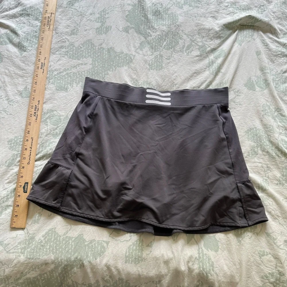 Adidas Climacool Gray‎ Activewear Golf Tennis Skirt Pockets WOMENS SIZE 10 EUC
